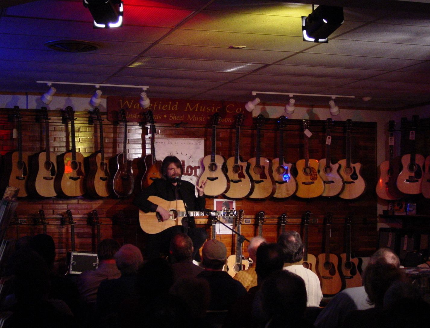 In-store concert at Wakefield Music