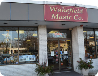 Storefront Wakefield Music storefront at 58 Main St, Wakefield RI